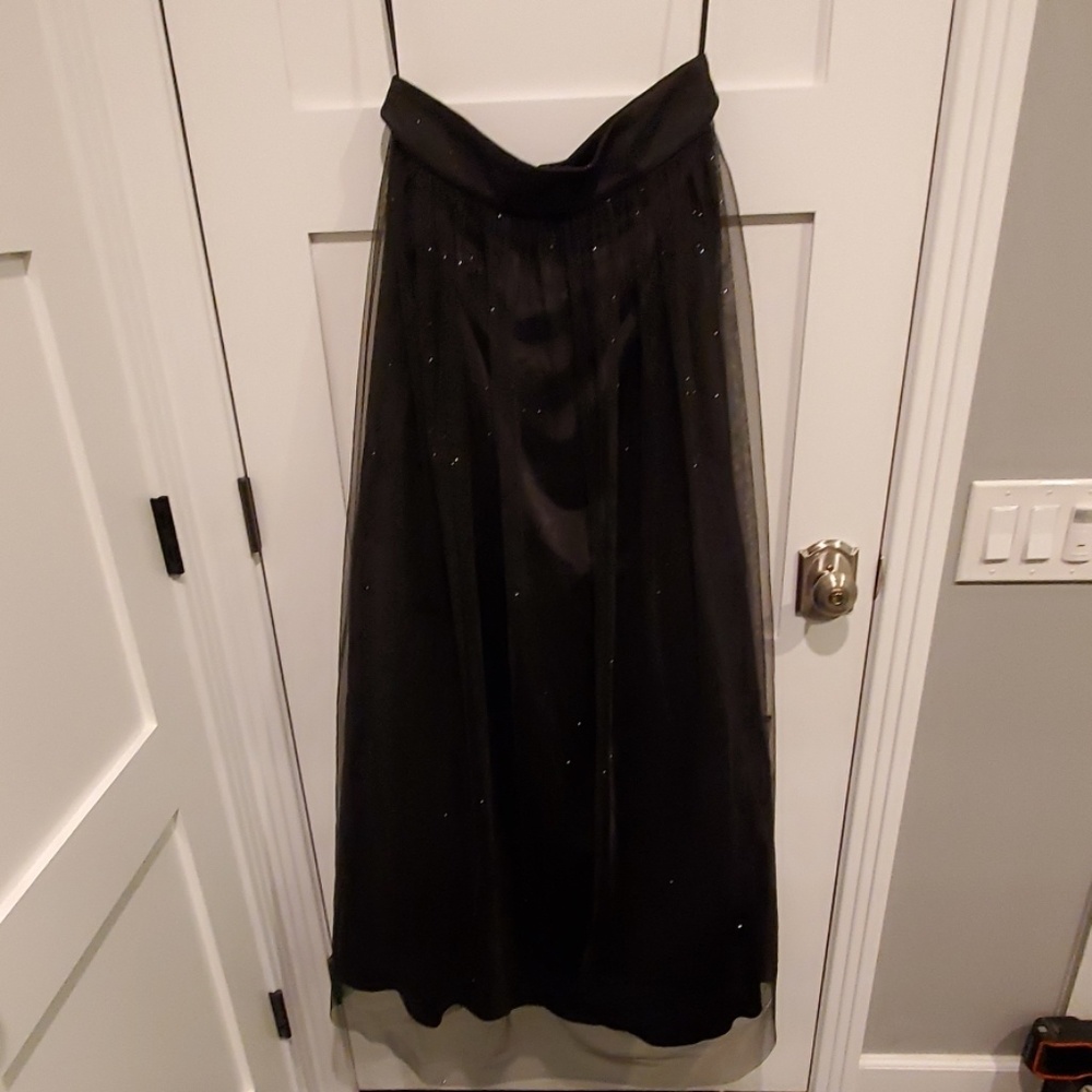 Eliza J Black Sparkle Tulle Skirt